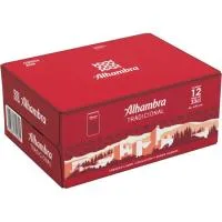 Cerveza Alhambra Tradición, Pack Lata 12x33 Cl
