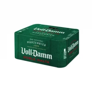 Cerveza Voll Damm Doble Malta Pack 12 Latas 33 Cl.