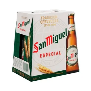 SAN Miguel Cerveza  Pack 6 Uds. X 25 Cl. 1500 ML