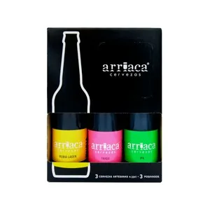 Arriaca Cervezas Estuche Degustación Pack 3 Uds. X 33 Cl 990 ML