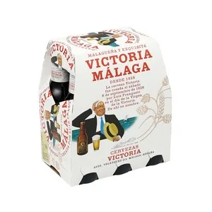Victoria Cervezas Rubias de Origen Málaga Pack 6 Botellas X 25 Cl. 1500 ML