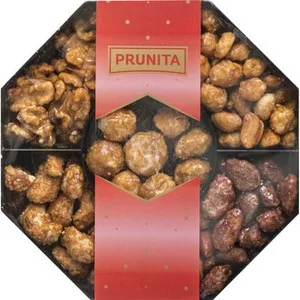 Cesta N.14 Doris Garrapiñados Nuez Macadamia, Anacardo, Cacahuete, Almendra y Nuez Caramelizada 200 G Prunita