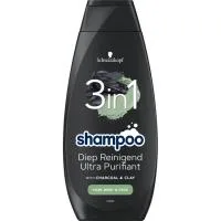 Champú 3en1 Limpieza Profunda Schwarzkopf, Bote 400 Ml