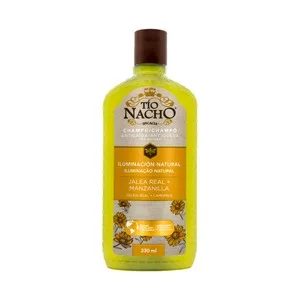 TIO Nacho Champú Aclarante y Anticaída por Rotura, con Jalea Real y Manzanilla 330 Ml.