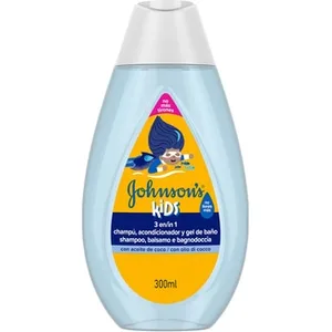 Champú, Acondicionador y Gel de Baño para Niños con Aceite de Coco Johnson's