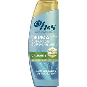 Champú Anticaspa Calmante con Extracto de Cactus, Aloe Activo y Vitamina e para Cuero Cabelludo Seco o con Picor H&s Derma X PRO
