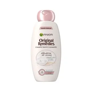 Original Remedies Champú Calmante y Nutritivo, para Todo Tipo de Cabello, Incluso el Sensible Original Remedies Délicatesse de Garnier 600 Ml.