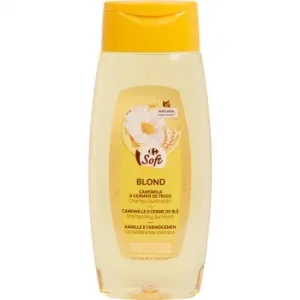 Champú Camomila Trigo Cabello Rubio Carrefour Soft 400 Ml.