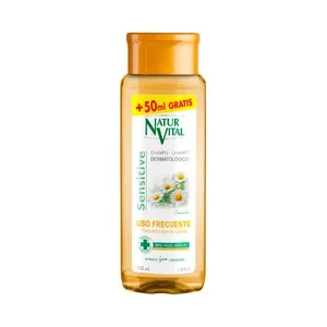 Natur Vital Champú de Uso Frecuente con Camomila, para Todo Tipo de Cabellos Natur Vital Sensitive 350 Ml. 300 ML