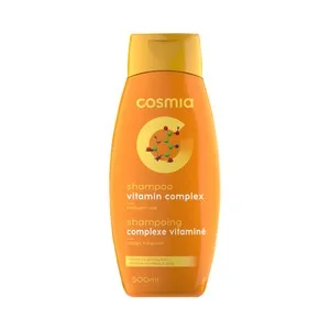 Cosmia Champú de Uso Frecuente con Complejo de Vitaminas, para Cabellos Normales a Grasos Cosmia 500 Ml.