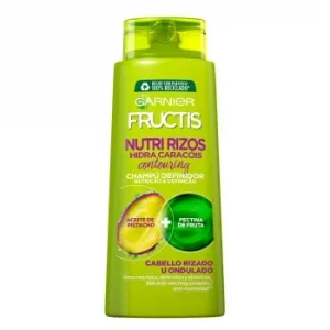 Champú Fortificante Nutri Rizos Contouring para Cabello Rizado u Ondulado Garnier-fructis 690 Ml.