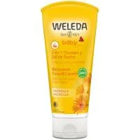 Champú&gel de Ducha de Caléndula Bebé Weleda, Tubo 200 Ml