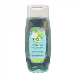Champú Hidratante con Agua de Coco & Bambú para Pelo Apagado Deshidratado Carrefour Soft 400 Ml.