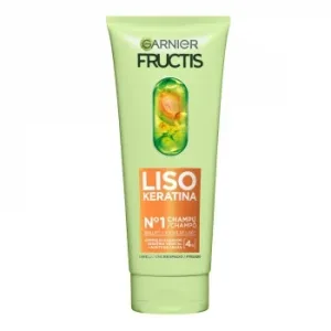 Champú Liso Keratina para Cabello Encrespado Garnier Fructis 200 Ml.