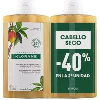 Champú Nutritivo al Mango Klorane, Pack 2x400 Ml
