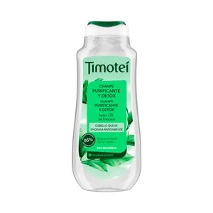 Timotei Champú Purificante y Detox para Cabellos que Se Engrasan Rápidamente 300 Ml.