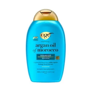 OGX Champú Reparador con Aceite de Argán de Marruecos, para Cabellos Secos y Dañados 385 Ml.