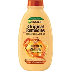 Champú Reparador Tesoros de Miel con Miel de Acacia y Cera de Abeja para Cabello Dañado y Quebradizo Original Remedies