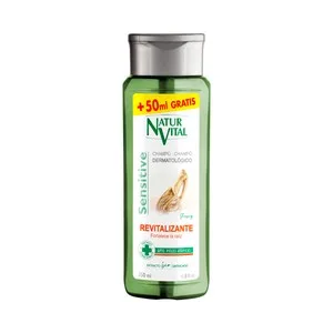 Natur Vital Champú Revitalizante con Extracto de Ginseng Natur Vital Sensitive 350 Ml. 300 ML
