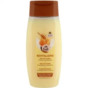 Champú Revitalizante Miel de Flores para Cabellos Frágiles Carrefour Soft 400 Ml.