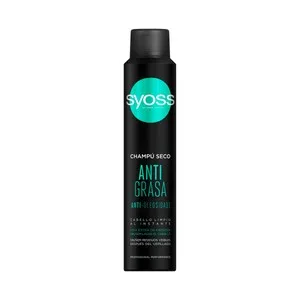 Syoss Champú Seco Anti-grasa, para un Cabello Limpio al Instante 200 Ml.