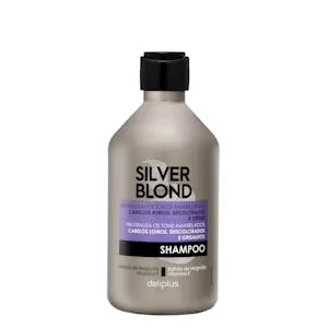 Champú Silver Blond Deliplus Cabello Rubio, Decolorado y Grises, 0.4 L