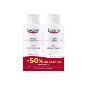 Champú Suave Ph5 Eucerin Pack 2 Unidades 250 Ml.