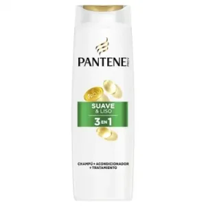 Champú Suave y Liso 3en1 Pantene Pro-v 500 Ml.