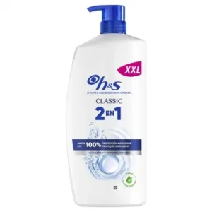 Champú y Acondicionador Anticaspa Classic 2 en 1 H&s 1000 Ml.