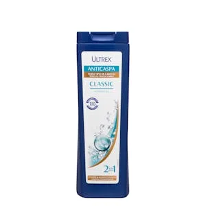 Champú y Acondicionador Anticaspa Classic 2 en 1 Ultrex Todo Tipo de Cabello 0.36 L