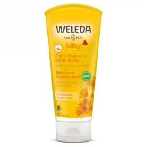 Champú y Gel Caléndula Ecológico Weleda Baby 200 Ml.