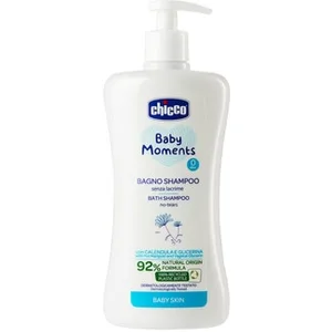 Champú y Gel de Baño Infantil Baby Moments con Caléndula y Glicerina  Chicco 500 ML