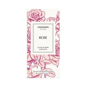 Chanson D´eau Grasse Eau de Toilette para Mujer con Aroma a Rosas y Vaporizador en Spray 100 Ml.