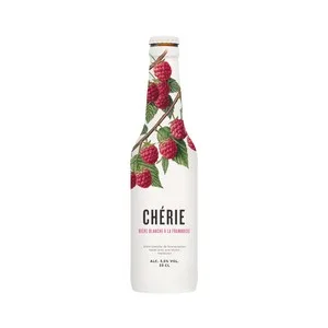 Chérie Cerveza Belga de Trigo con Sabor a Frambuesa Botella 33 Cl. 330 ML