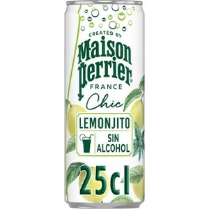 Chic Lemonjito Cóctel sin Alcohol a Base de Agua con Gas Maison Perrier