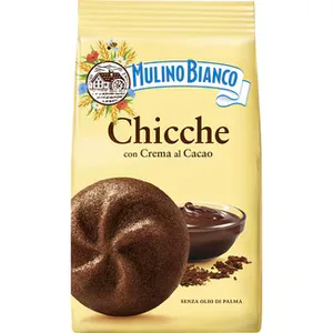 Chicce Galletas con Crema al Cacao sin Aceite de Palma Mulino Bianco