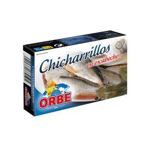 Orbe Chicharillos en Escabeche Lata de 87 G. 78 G