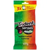 Chicle de Sandía Trident Senses, Pack 3x23 G