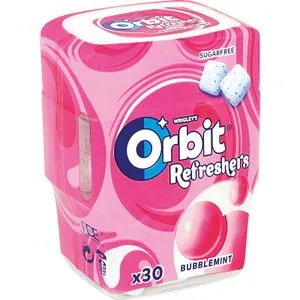 Chicle Grageado Refresh Sabor Bubblemint Bote 67 Gr
