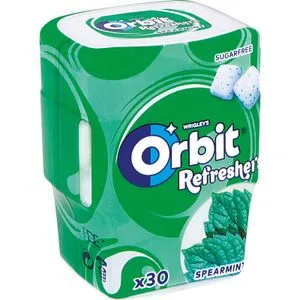 Chicle Grageado Refresh Sabor Hierbabuena Bote 67 Gr