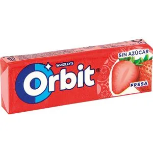 Chicle Grageado Sabor Fresa 14 Gr