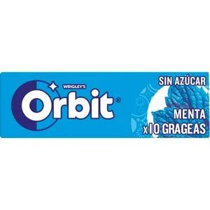 Chicle Grageado Sabor Menta 14 Gr