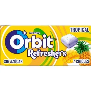 Chicle Grageado Sabor Tropical Refresher 14 Gr