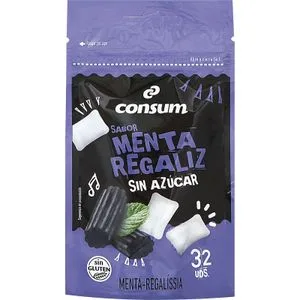 Chicle Menta Regaliz sin Azúcar Paquete 32 U. 45 Gr
