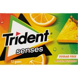 Chicle Senses Sabor Tropical 23 Gr