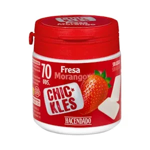 Chicles Fresa Gragea Hacendado 0.1 KG