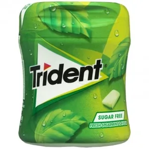 Chicles de Hierbabuena Trident Pack de 5 Unidades de 13,5 G.
