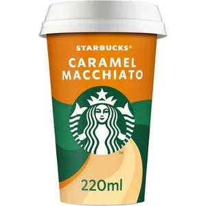 Chilled Cup Caramel Macchiato Bebida Láctea de Café con Leche y Caramelo Starbucks