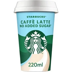 Chilled Cup Skinny Latte Bebida Láctea de Café Espresso sin Azúcar Añadido sin Lactosa Starbucks