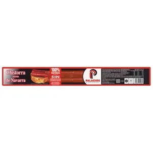 Palacios Chistorra Recera Navarra Elaborada sin Gluten y sin Conservantes Palacios 200 G.